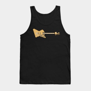 Pixel Jamming Bass Guitar Tank Top